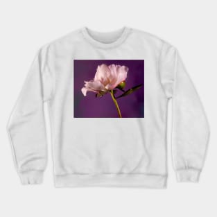 Purple Peony Crewneck Sweatshirt